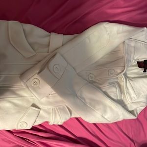 Womens white coat